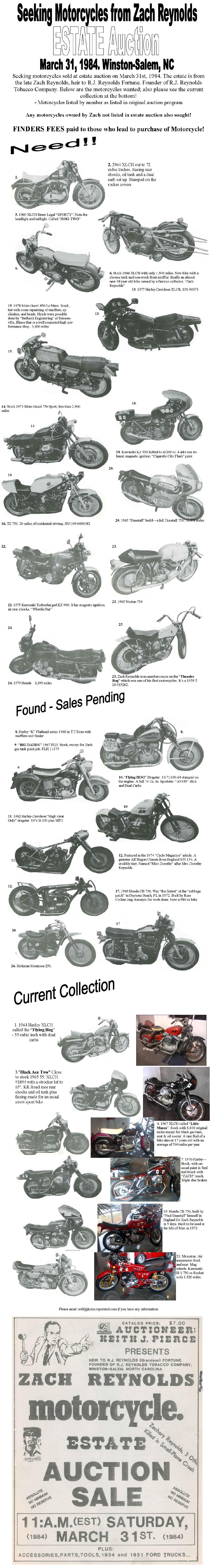 Zach Reynold's Motorcycle Collection