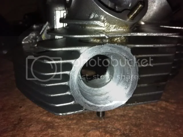 Exhaust thread repair