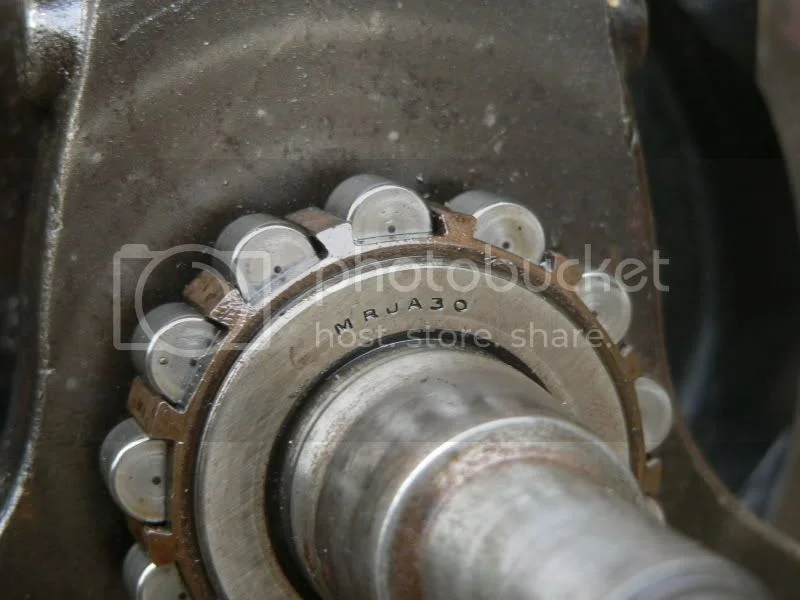 750 crankshaft rollers stuck on crank