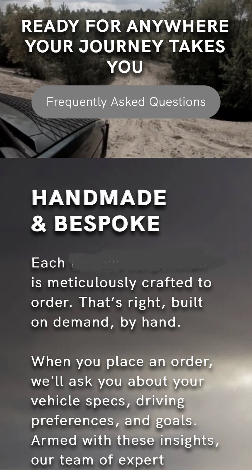 Today's hipster buzzword: "bespoke"🧚🏻‍♂️