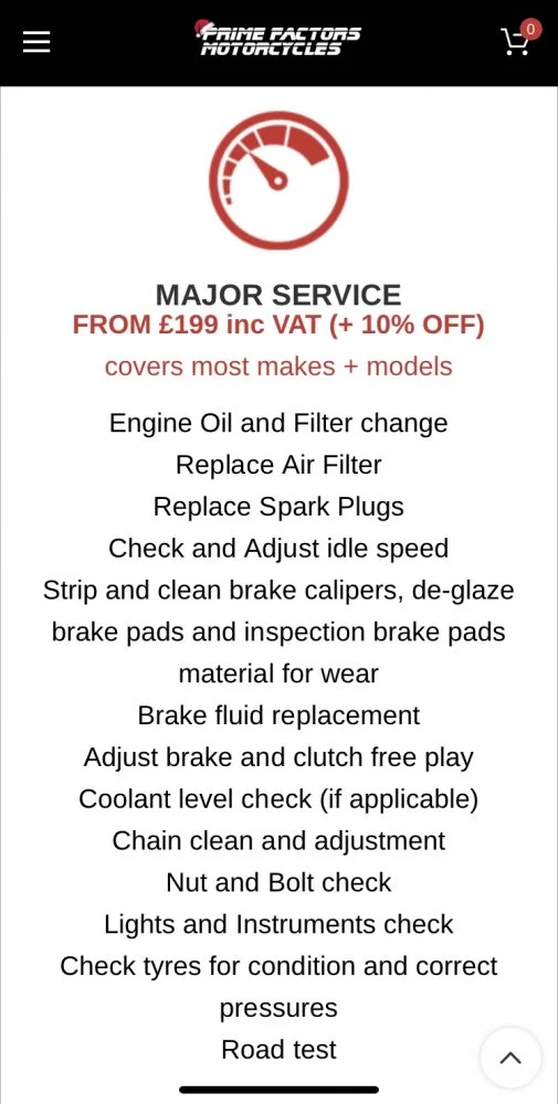 Prime factor motorcycles ( Norton main dealer)