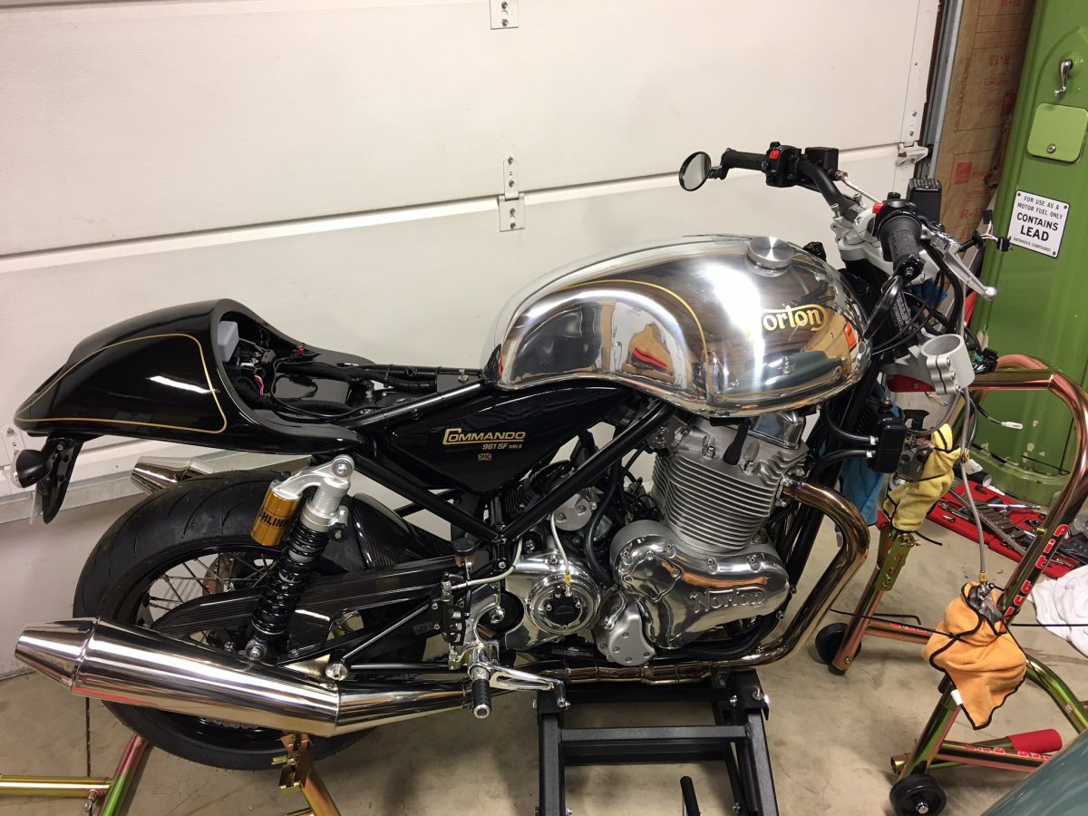 Incoming -  Aluminum Fuel Tank for my Dominator