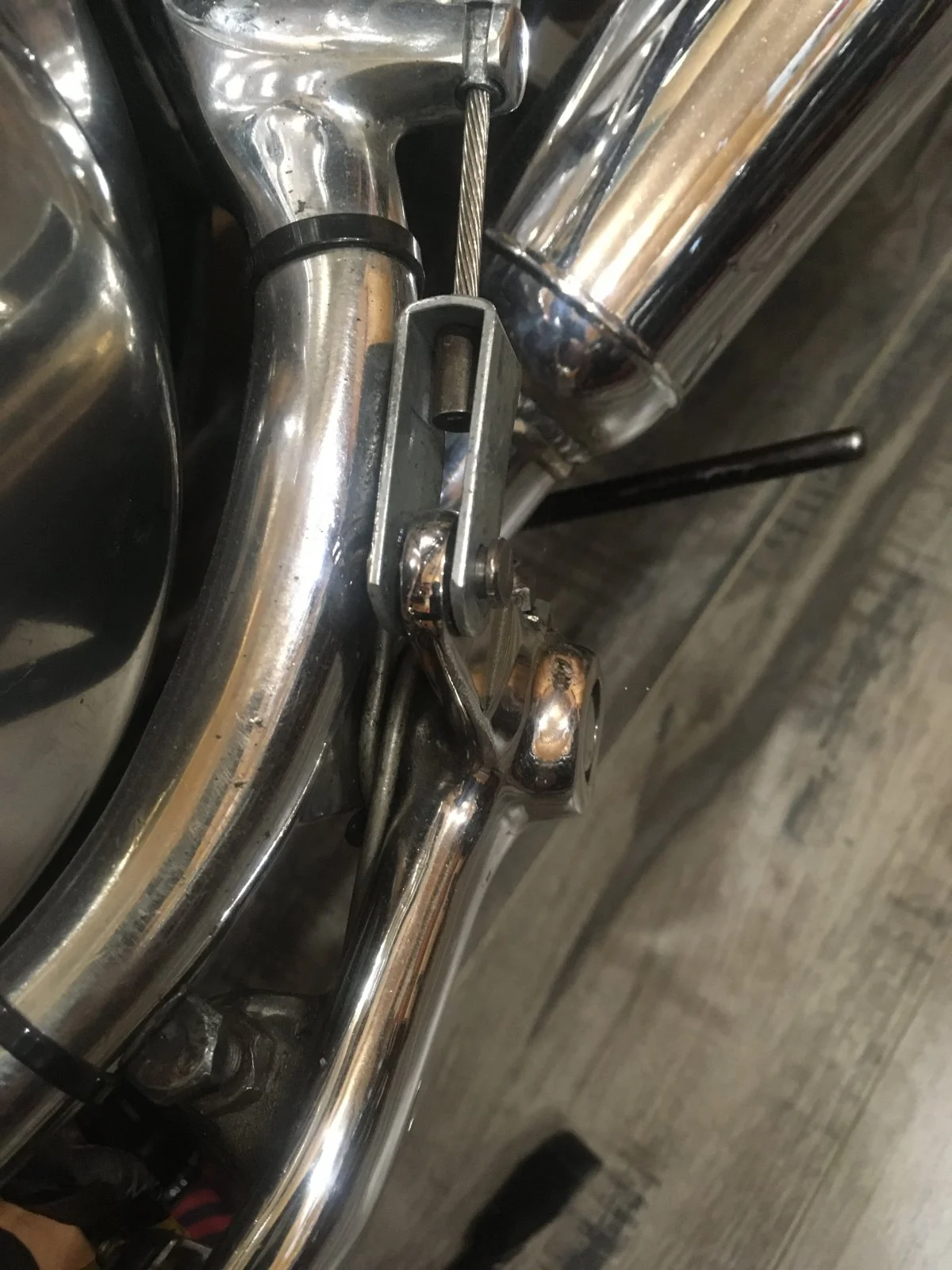 Brake pedal safety spring