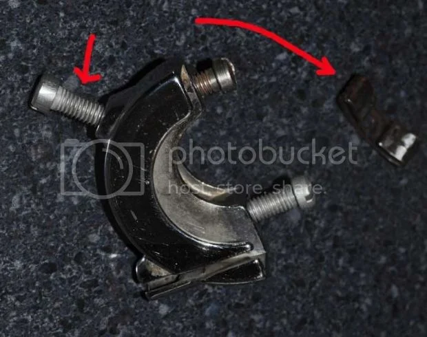 Amal twist grip screw\nut