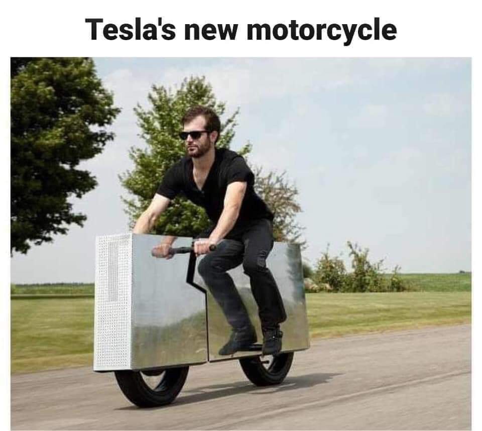 New Tesla motorcycle coming.