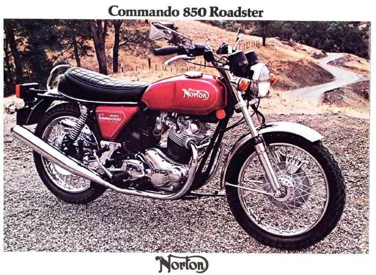 Norton logo on timing case.