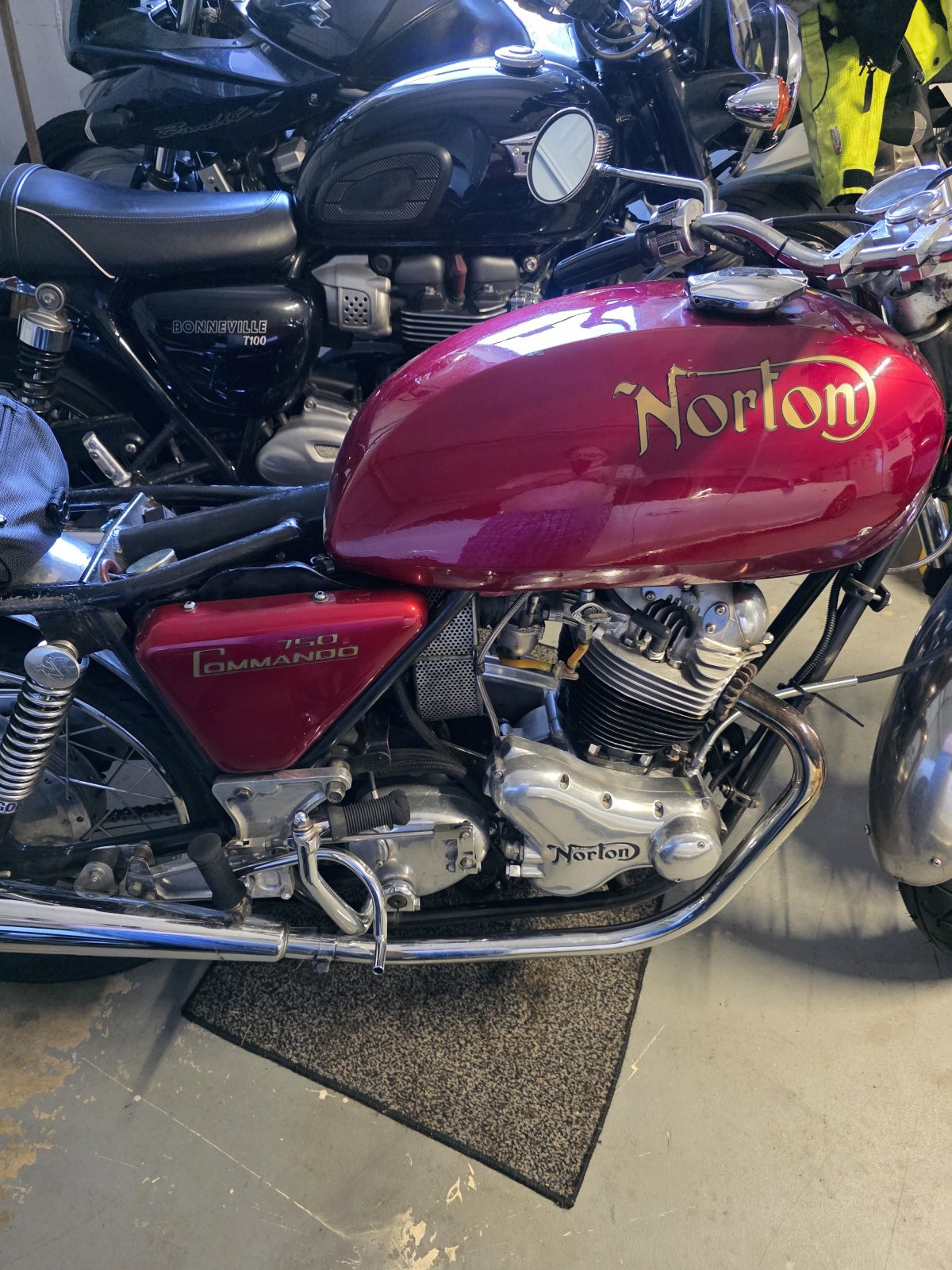 Interstate tank and clip ons