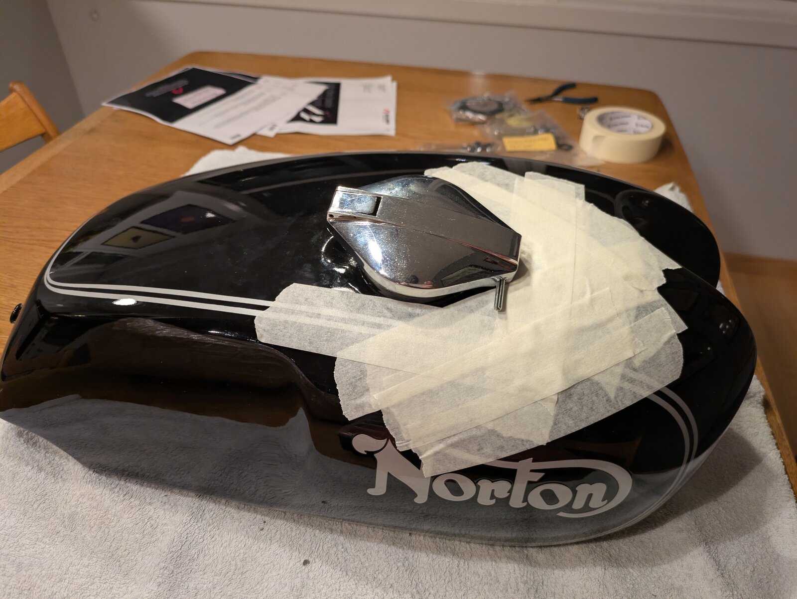 Fettling a Norton Commando 750