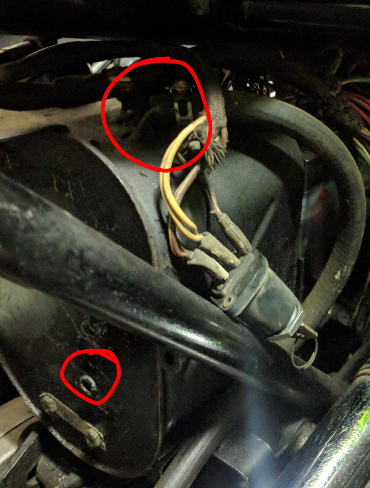 1970 Commando oil tank vent restricter.