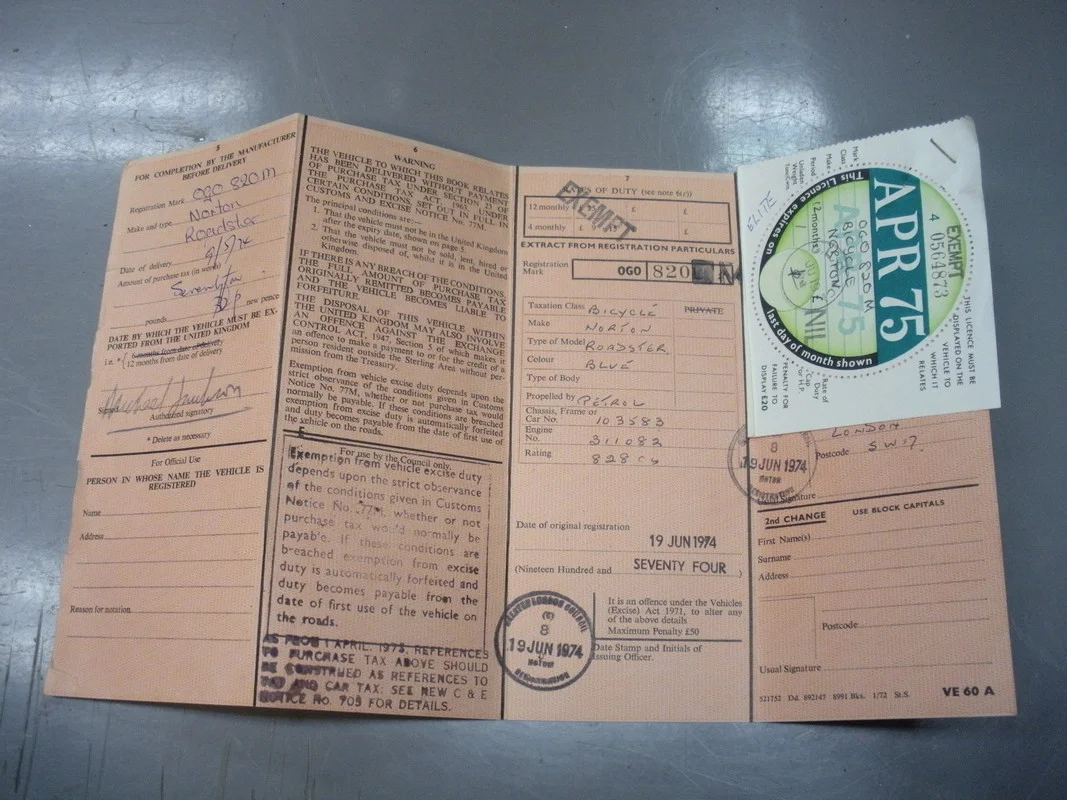 1974 Commando Paint - Blue