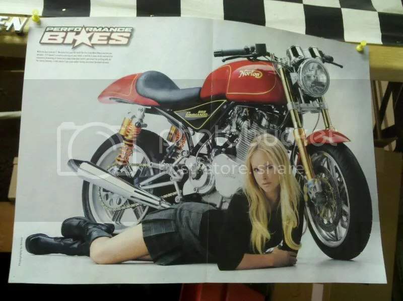 A couple of old 952 Commando posters