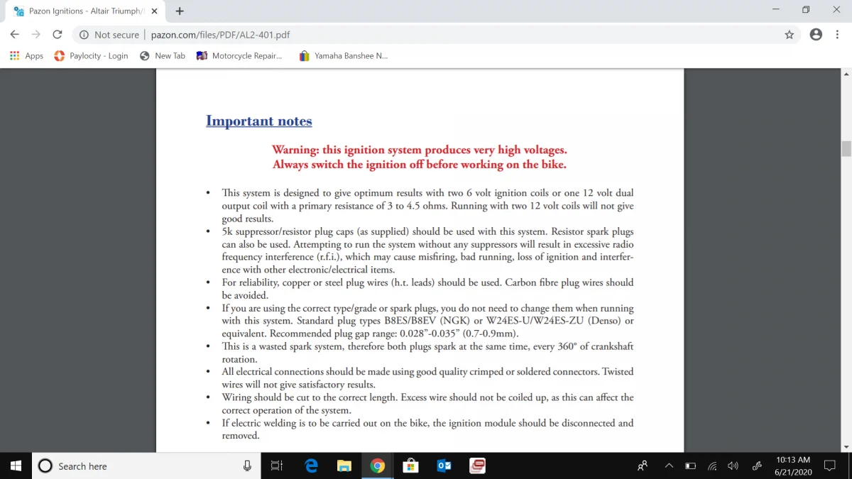 Pazon Altair kickback