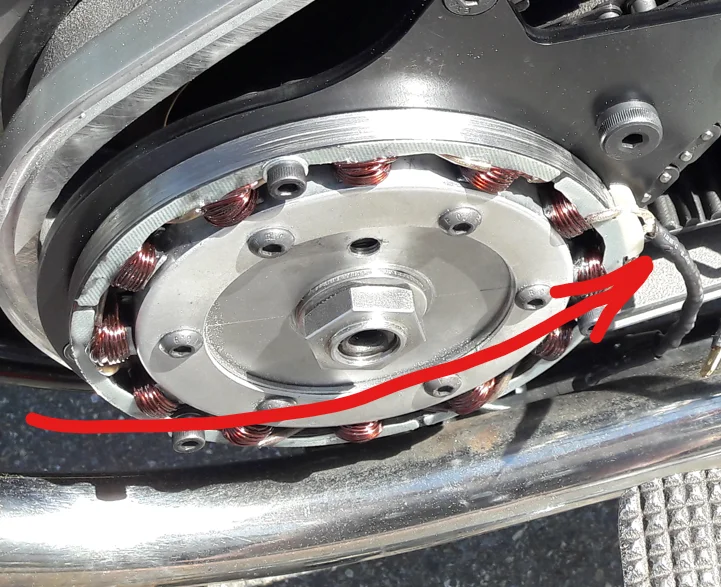 What is your Alton Charging Voltage versus RPM? Mine is below