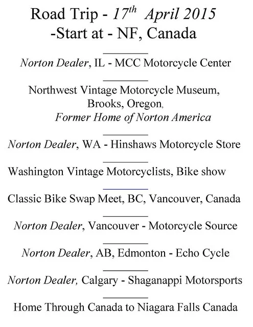 SE#107 TRIP NF TO OREGON