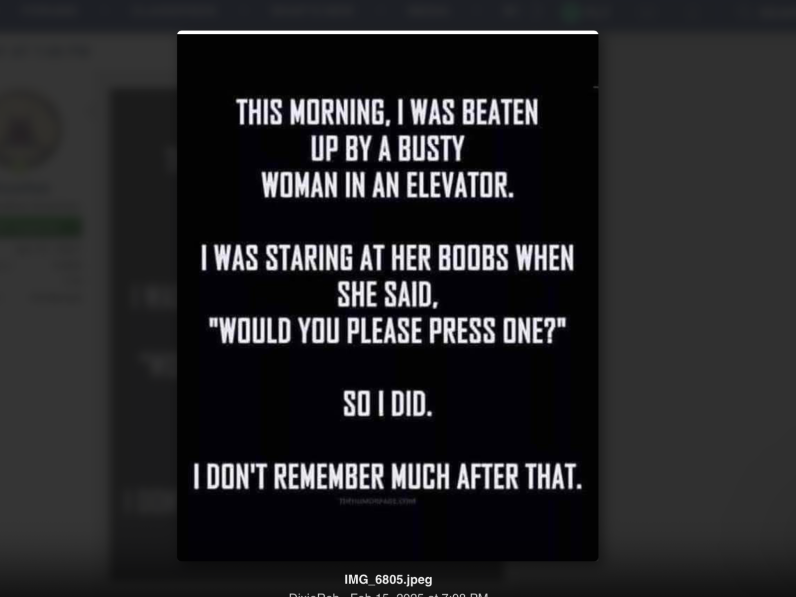 Post your jokes and humor here.