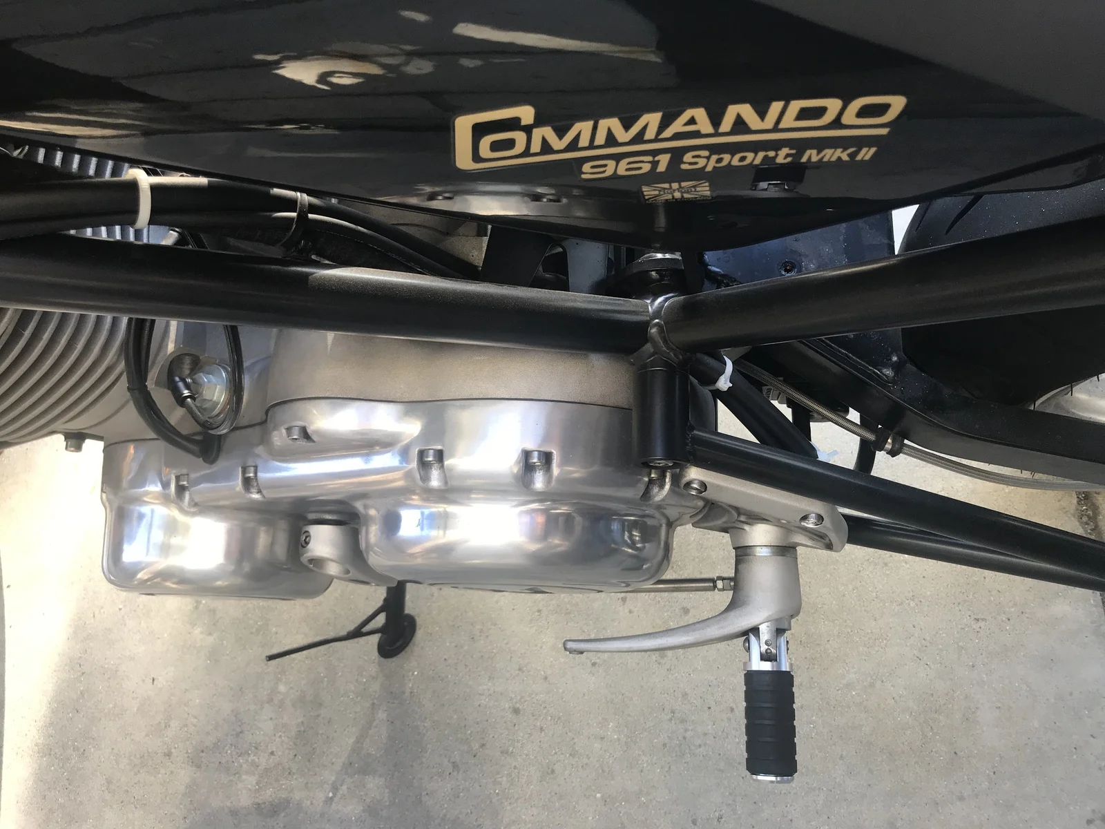 Shift lever fell off while down shifting.