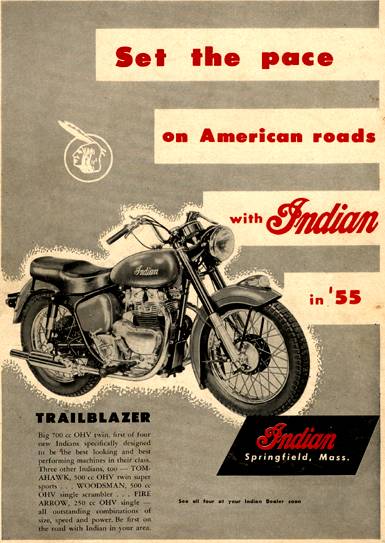1955 Indian trailblazer