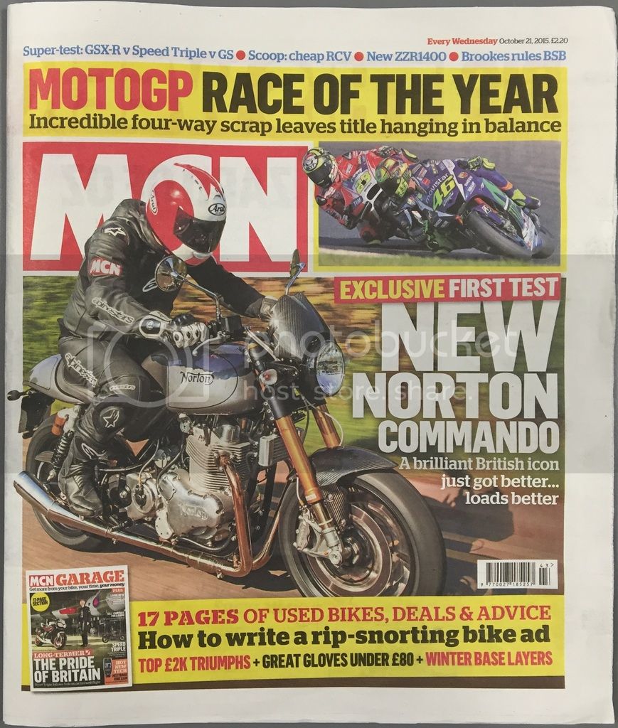 Yesterdays MCN Article