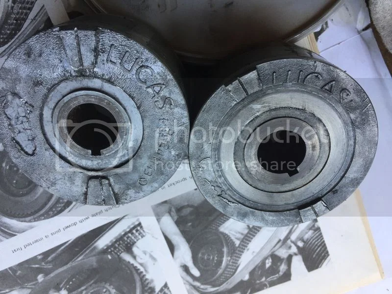 cracked rotor, Belleville washers, and upgrade questions