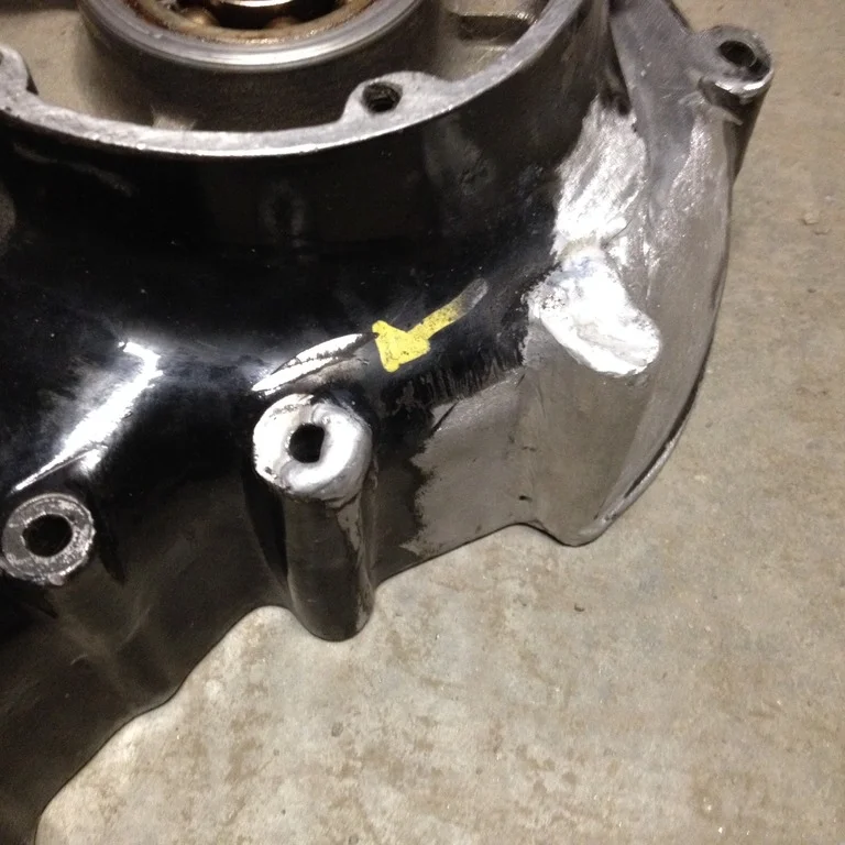 Crankcase repair (53 Vincent restoration) Page 4 Access Norton