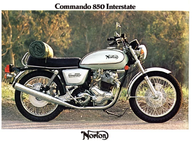 Norton logo on timing case.