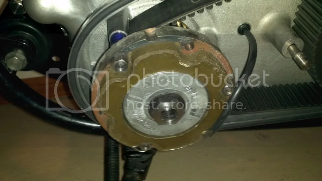 Belt drive/alternator install