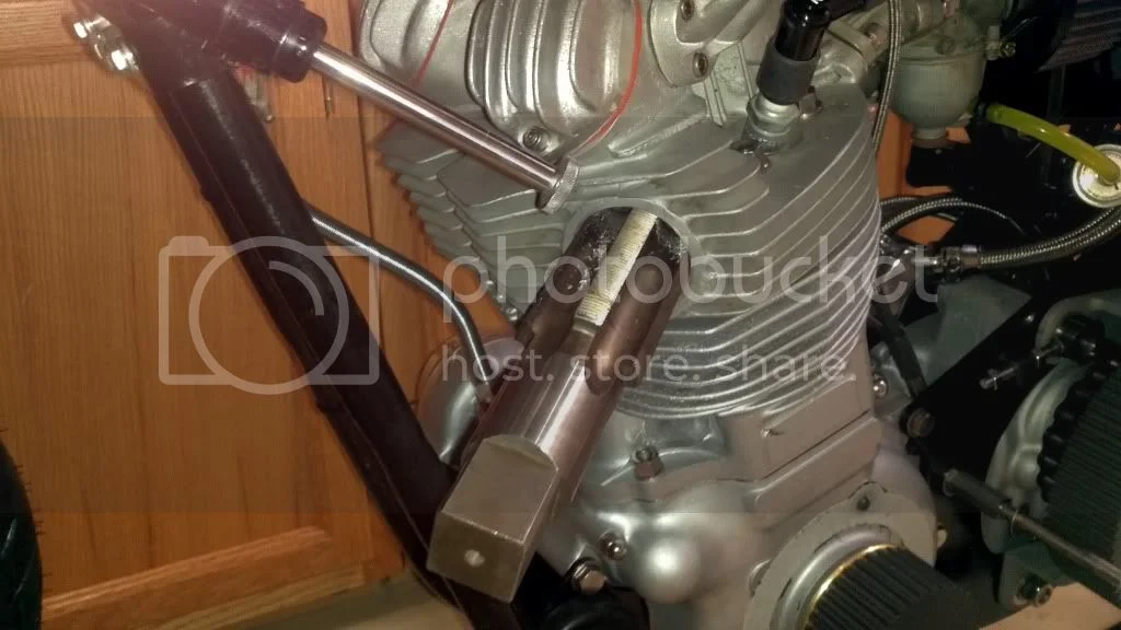 Exhaust port tap,  funny stuff....