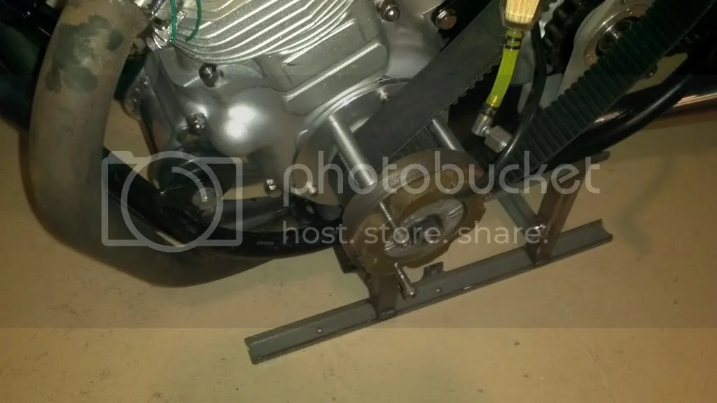 Belt drive/alternator install