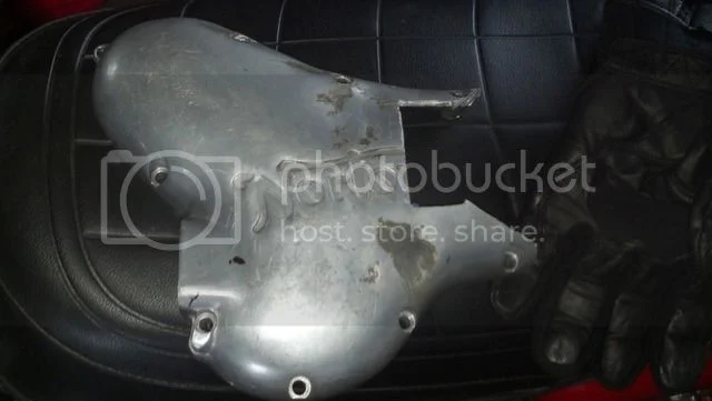 Timing cover cutaway