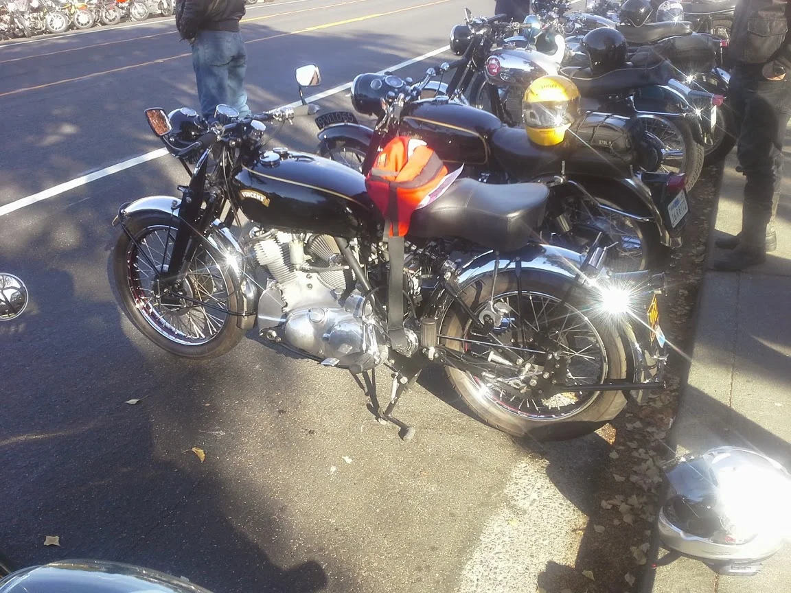 some photos from the BSAOCNC all British ride...