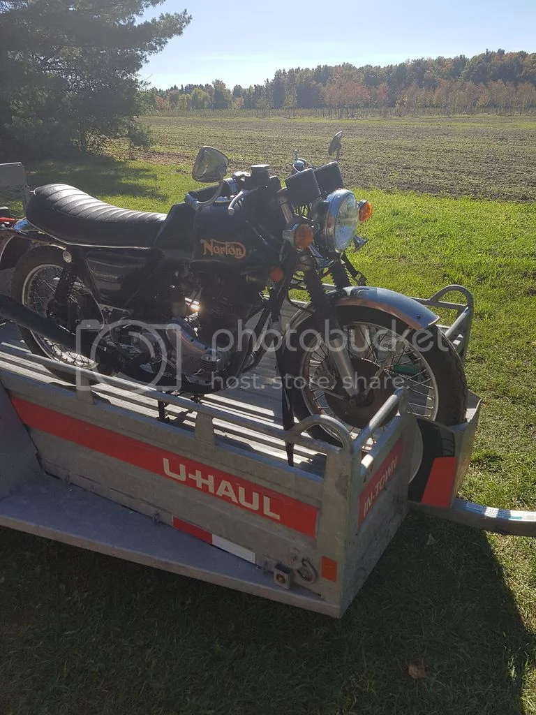 1972 NORTON COMMANDO rebirth....