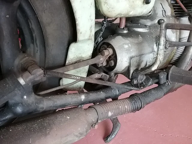 Baked on oil removal.