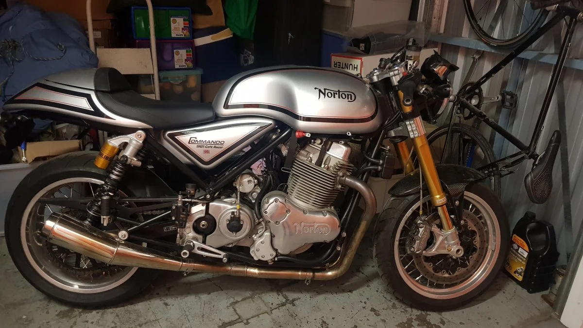 My new bloody nosed café racer