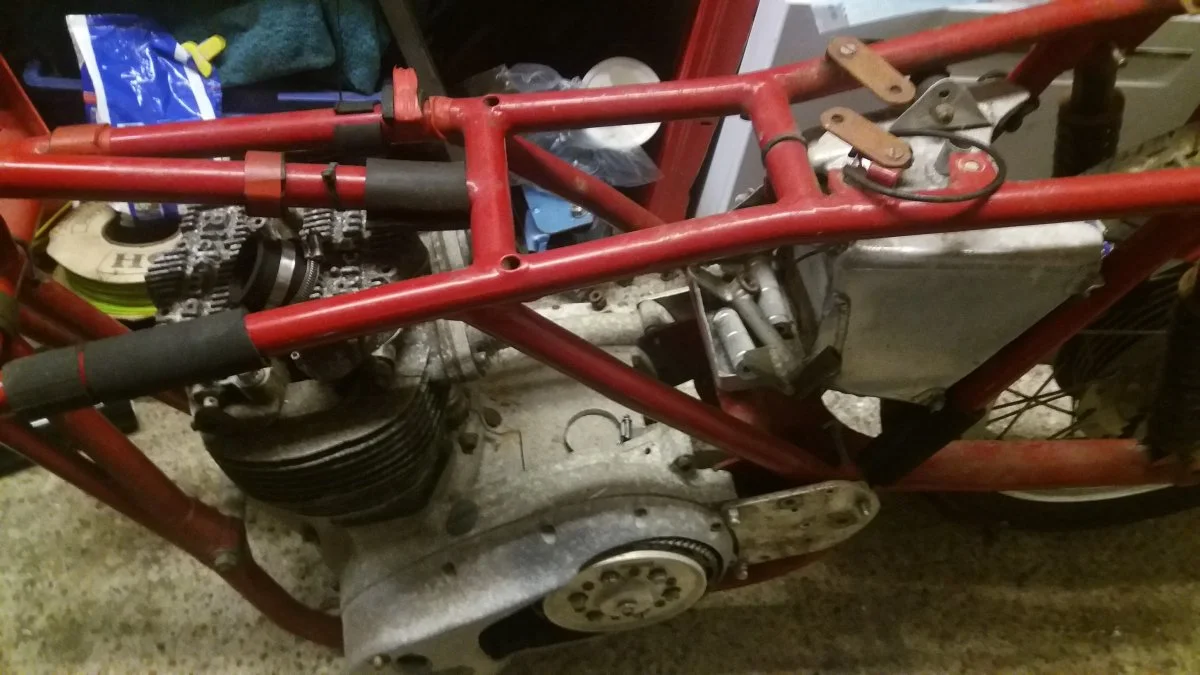 Goodwood members meeting Rickman 8 valve rebuild