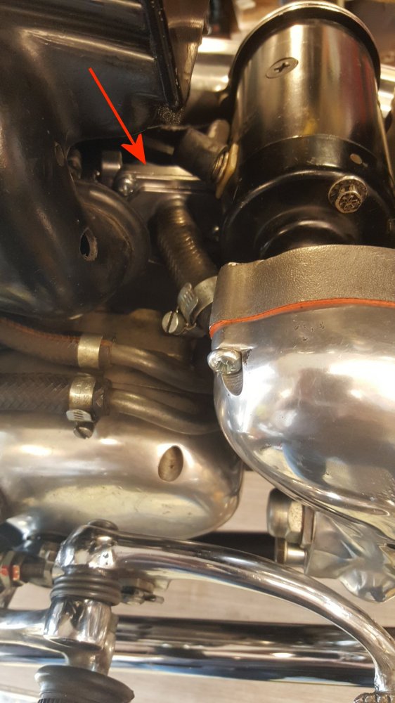Norton Mk3 crankcase reed valve -June 2019