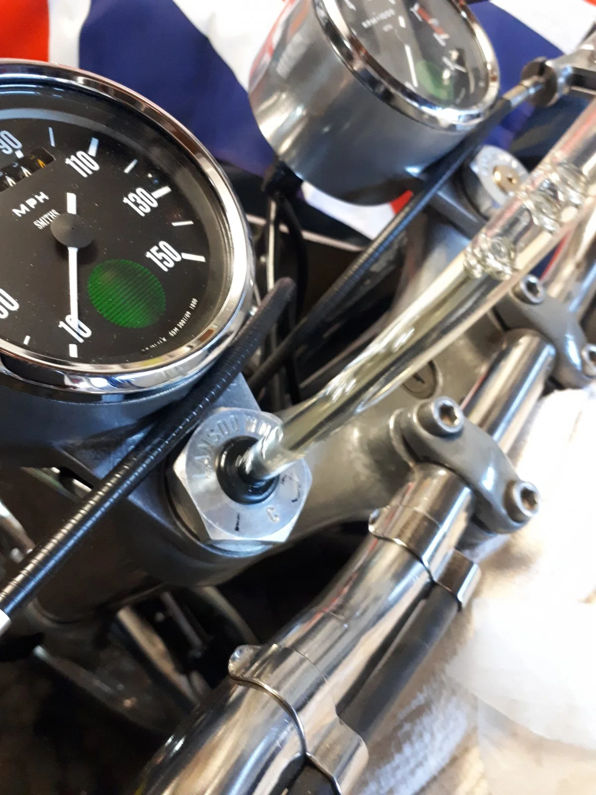 Different way to change fork oil Access Norton