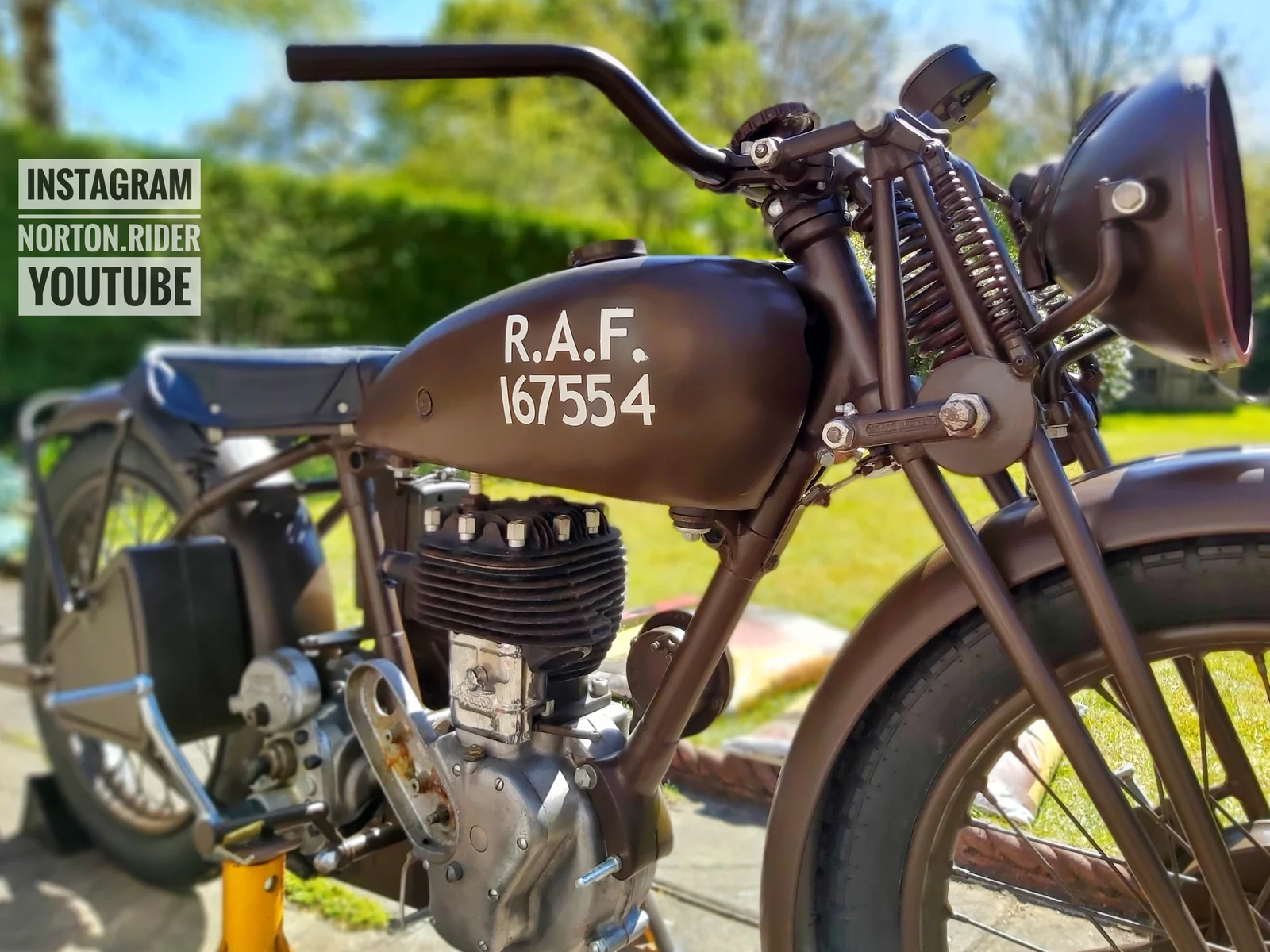 Rescuing my WD WW2 Norton 16H