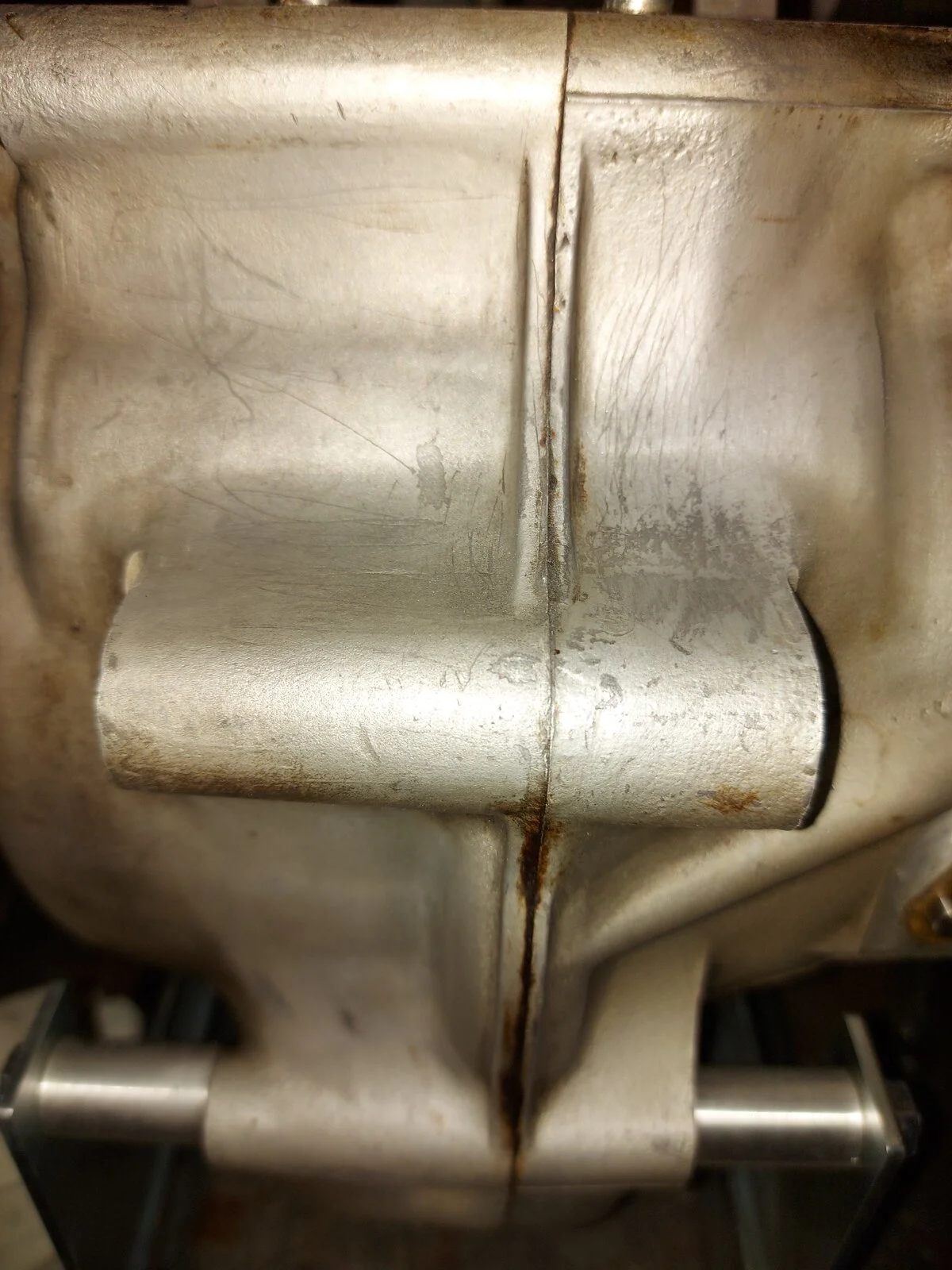 stuck crankshaft worm gear