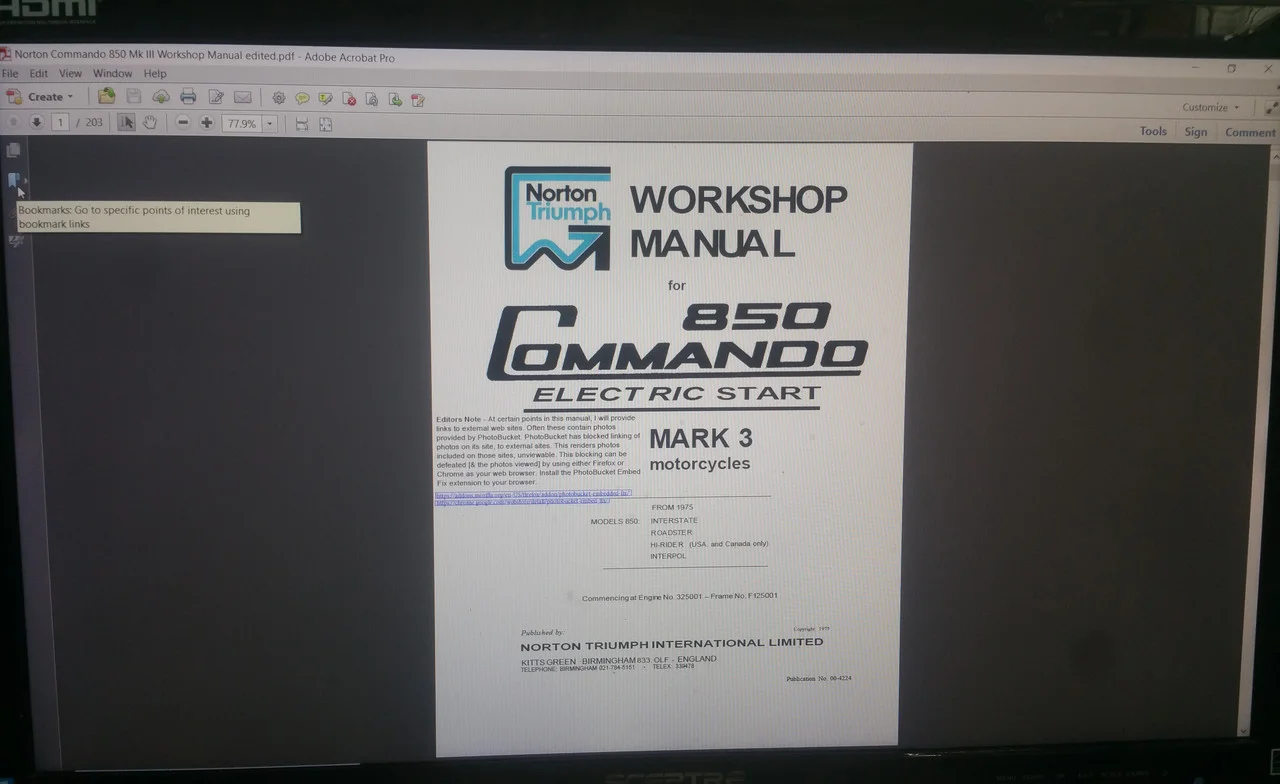 850 MkIII Shop Manual & Parts Catalog Errors (2017)