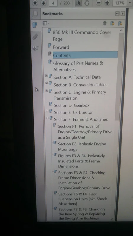 850 MkIII Shop Manual & Parts Catalog Errors (2017)