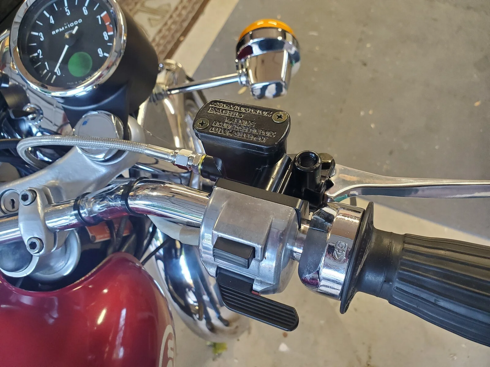 Disk brake conversion Access Norton