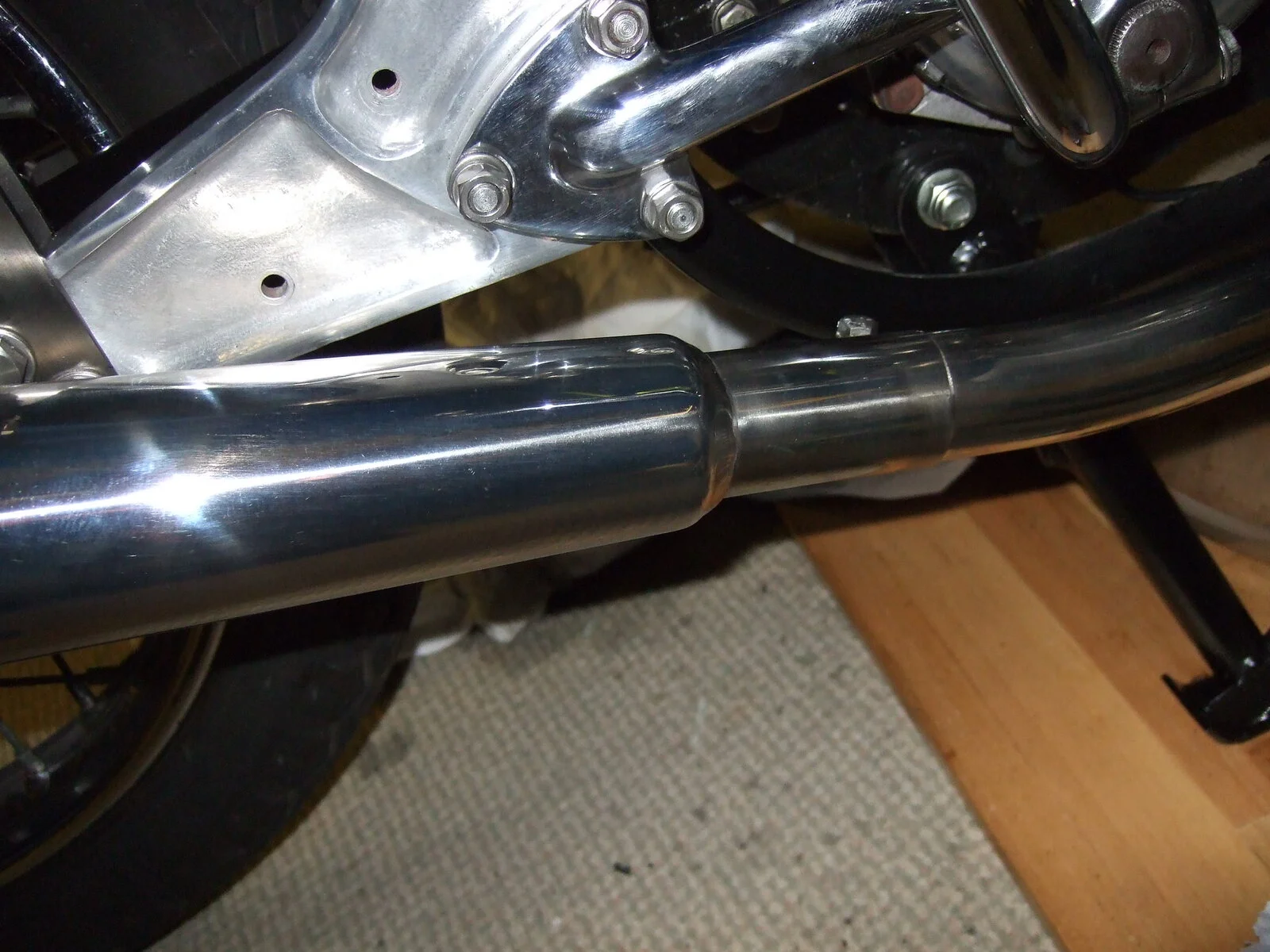 Stainless steel exhaust pipelooking for Access Norton