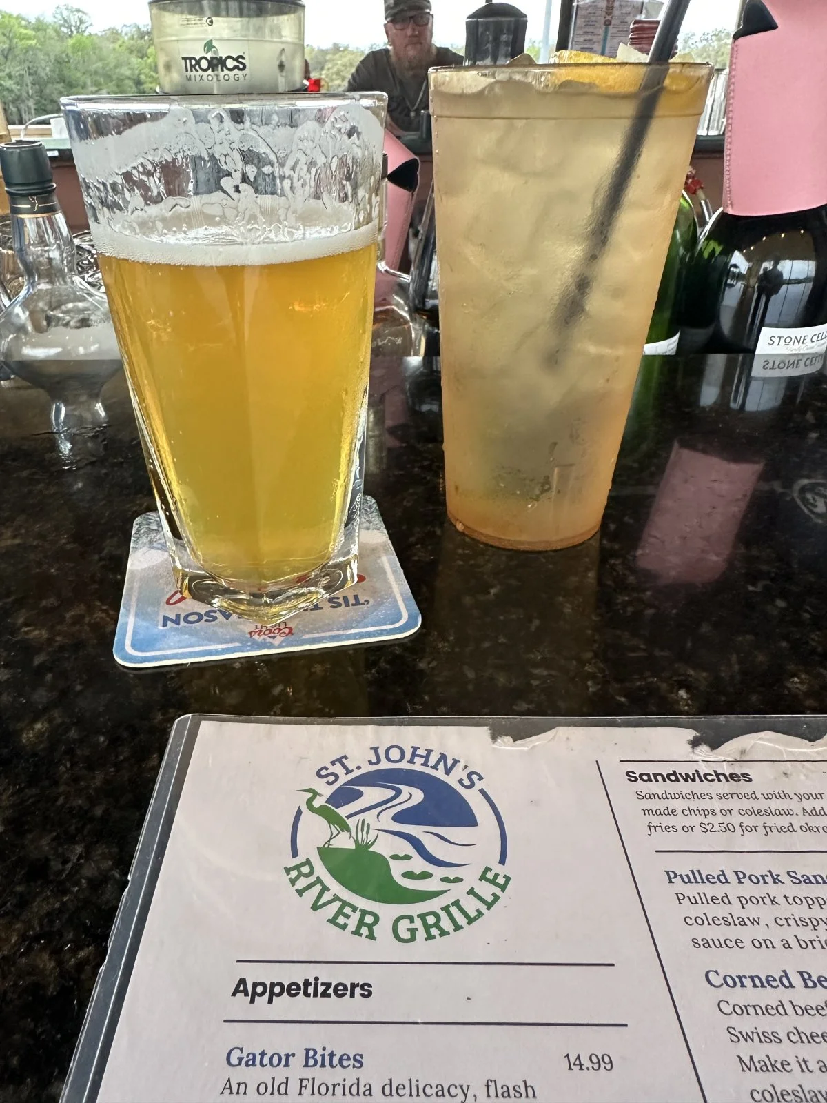 A round of drinks😎