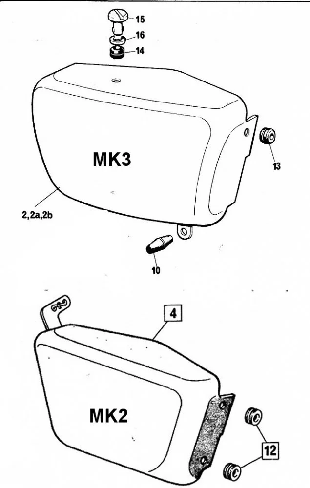 MK2 battery cover on a Mk3 ham can air cleaner