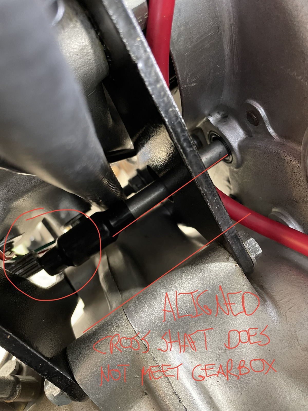 MKIII cross shaft primary to gearbox alignment
