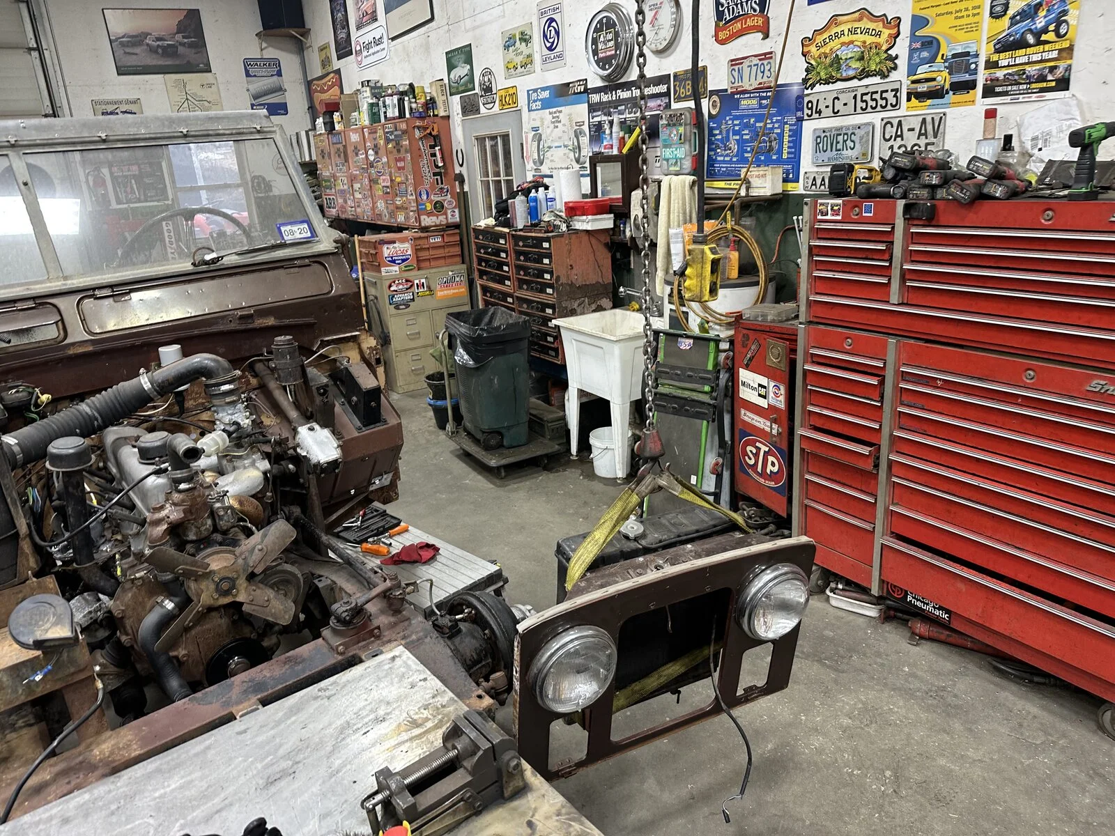 Where old Land Rovers go to die. And some are reborn.