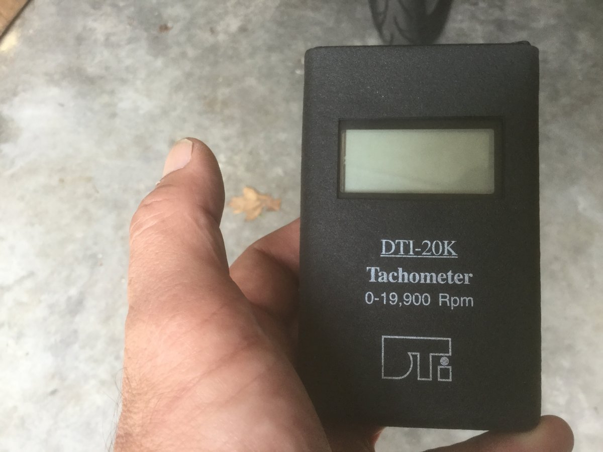 Tachometer accuracy