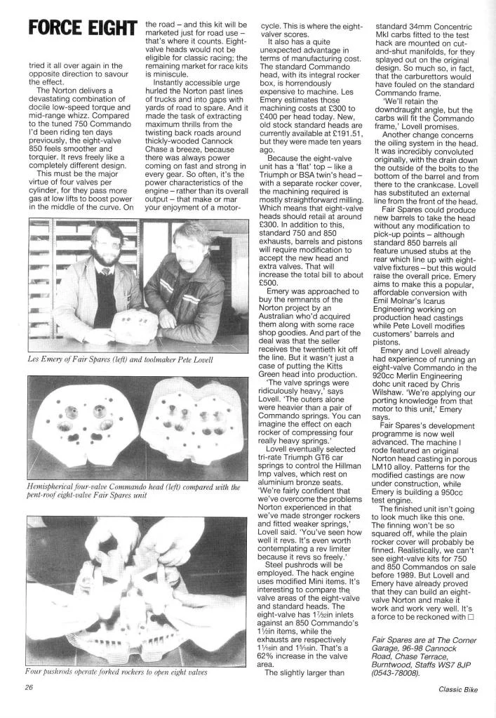 New generation Norton head (theoretical)