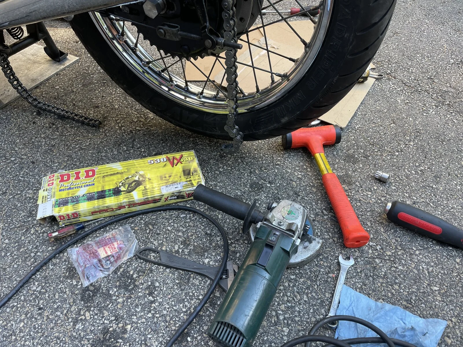 72’ Final drive chain. DID?