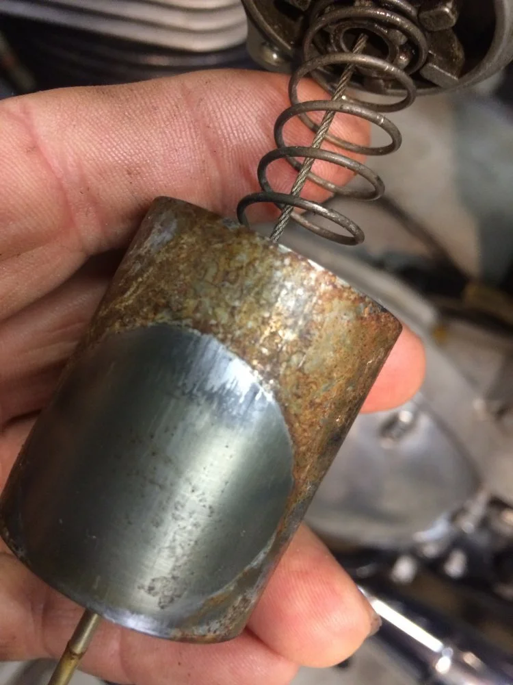 Bought my first Triumph Stuck Slides Access Norton